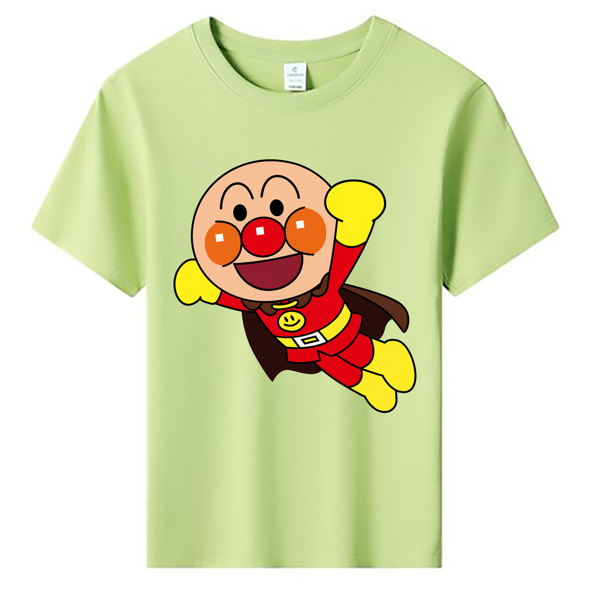 （画像用） アンパンマン Anpanman 綿100％キッズTシャツ（フロントプリント）
